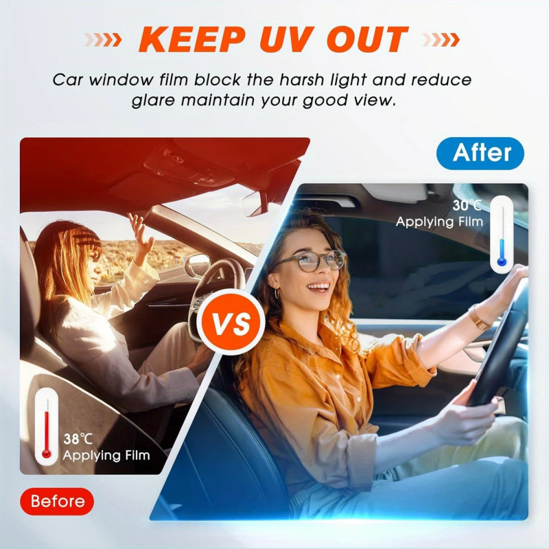 Car Window Tint – 2 mil Purple Chameleon Film Full Vehicle Coverage