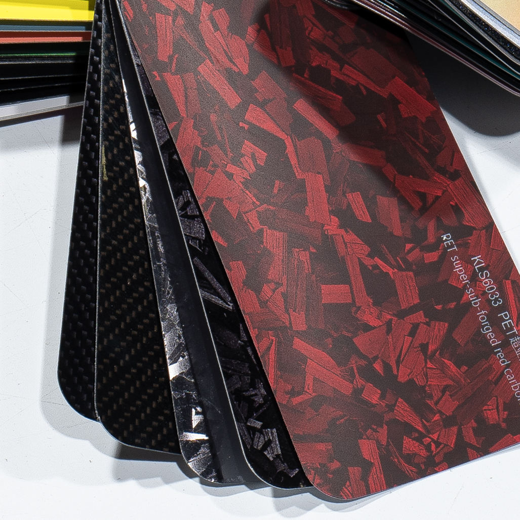 Red Pattern Carbon Fiber PVC Film – 3M Car Wrap Film Colors - Image 6