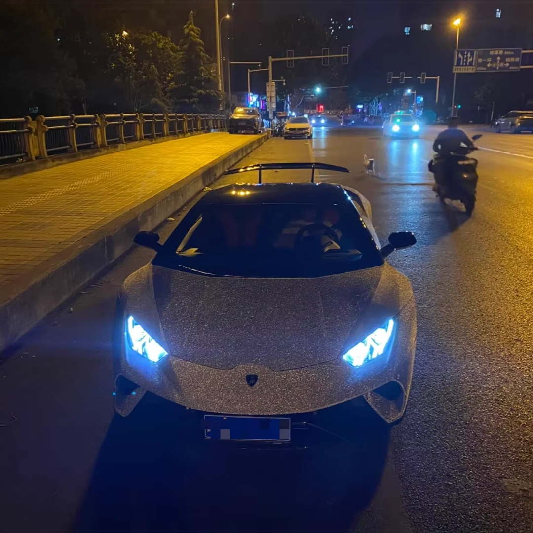 Glossy & Matte Silver Car Wrap | PVC Vinyl Car Wrap for Color Change - Image 2