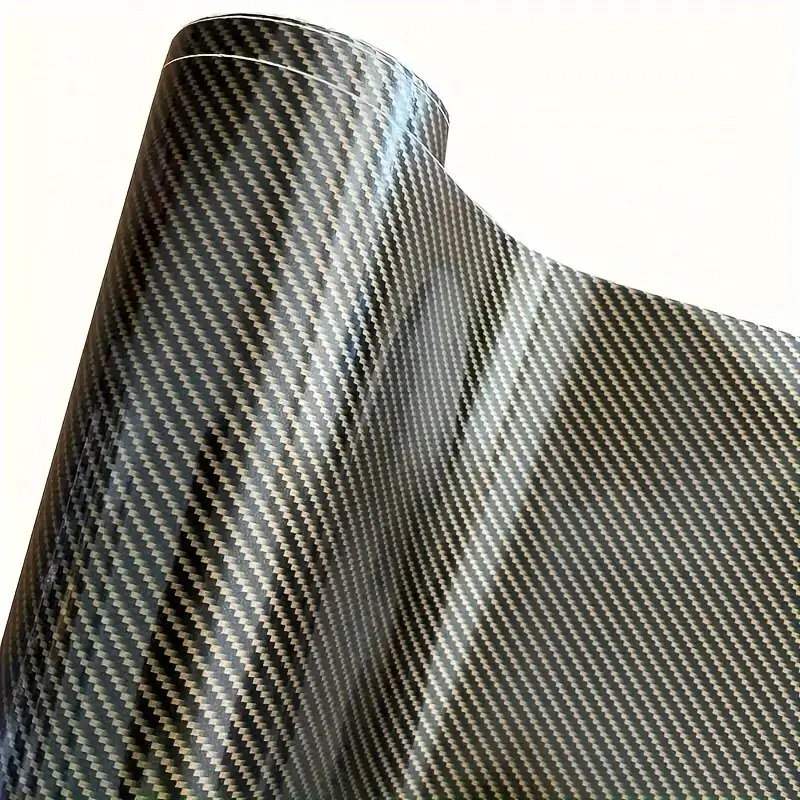 Factory Direct High Quality Gloss 2D Gold Carbon Fiber Vinyl Film Car Wrap With Air Release DIY Sticker Decal - Image 2