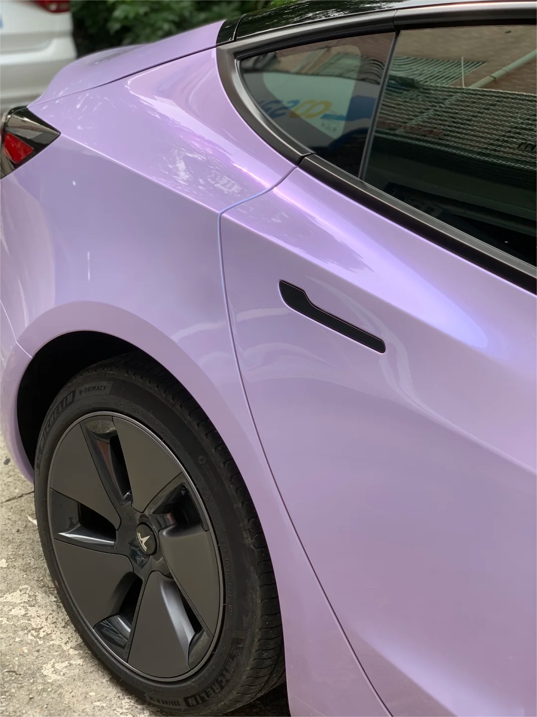 Self-Healing TPU Silver Purple Film- Anti-Scratch Automotive Color-Changing Material Car Films- PPF Car Wrap - Image 6