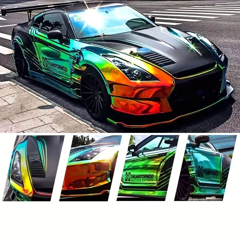 Calise PVC Rainbow Color-Changing Film – Cool Car Wraps - Image 3