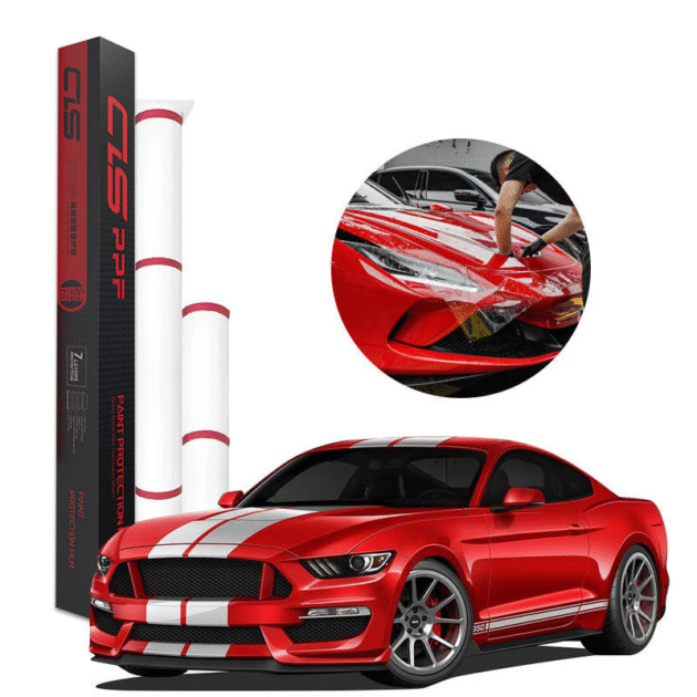 revêtement de voiture en PPF transparent