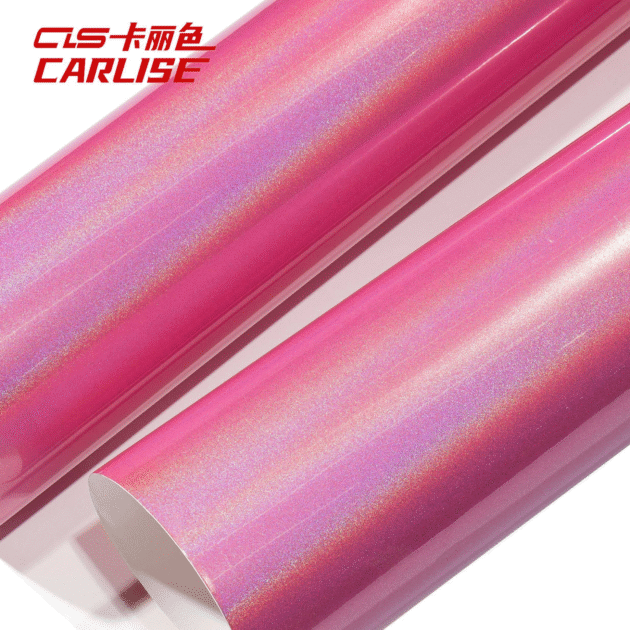 film protecteur pour vitres de voiture, film réfléchissant rose