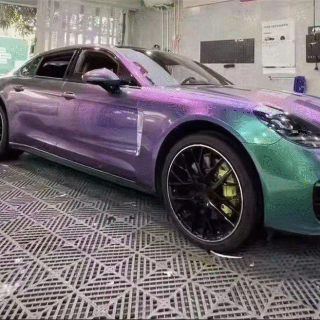 Autocollants de vinyle TPU MIMOSA ROUGE en usine Direct 1,52*15m, couleur brillante, fonction changeante de couleur pour la protection du corps, garantie de 5 ans